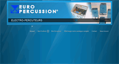 Desktop Screenshot of euro-percussion.com